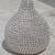 Unusual vase or lamp/chandelier shade made with numerous cut crystals 2 thumbnail