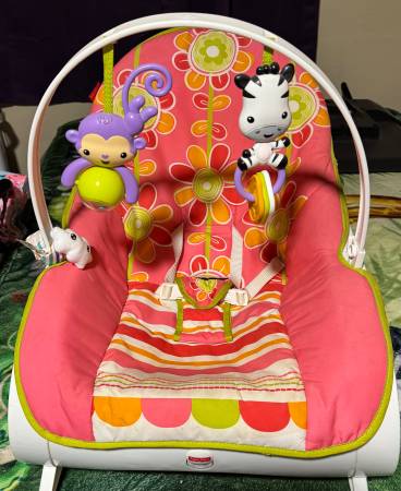 Infant seat, rocks, stationary, vibrates 1