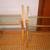 2 Matching Glass Wood End Table $20 ea. 1 thumbnail