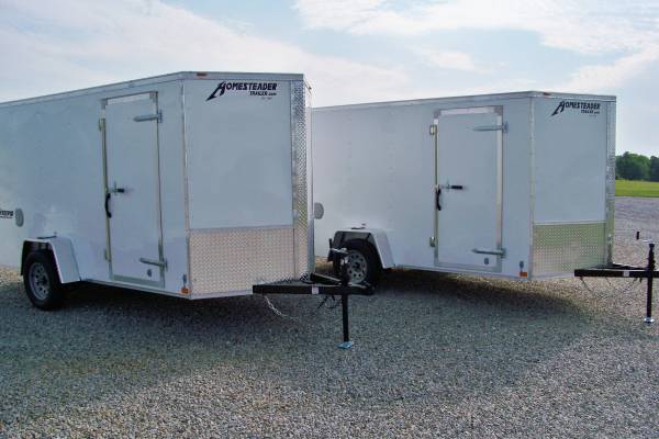 HOMESTEADER ENCLOSED TRAILERS YEAR MODEL CLEARANCE SALE 1