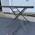 Folding Patio Table Tempered Glass 34” Square 3 thumbnail