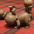Set of 3 1992 Vintage Jesco Kewpie Doll African American Black Angel Figurines 3 7 thumbnail