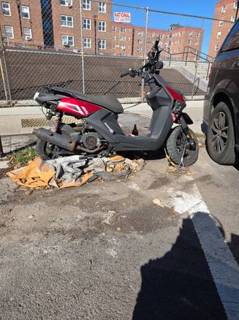 Red Moped for parts 1