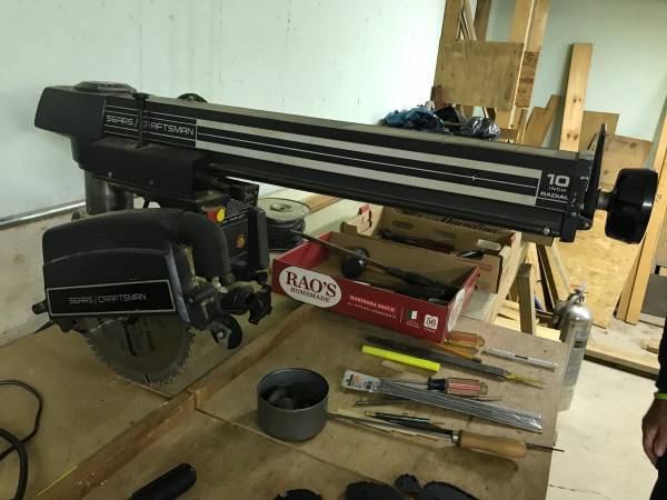 Craftsman 10” Radial Arm Saw w/stand 1