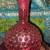 Cranberry Hobnail cruit 7 1/4" tall 2 thumbnail