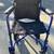 Invacare lightweight transport wheelchair blue 4 thumbnail