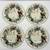 Lenox Winter Greetings Salad Plates Set of 4 Christmas Holiday 8.25" 1995 VTG 13 thumbnail