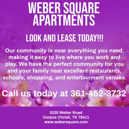 $964 / 495ft2 - Discover what it feels like to love where you live at Weber Square. (Corpus Christi)64036539314179120