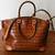 Dooney & Bourke Crocodile Embossed Domed Leather Satchel, New. 7 thumbnail