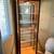 Vintage Curio Cabinet Solid Wood 5-Glass Shelves Lighted Mirrored 1 thumbnail