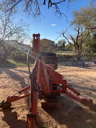 P. T. O. Driven backhoe attachment 1