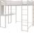 Full size metal loft bed for sale 2 thumbnail