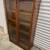 Antique oak Victorian glass bookcase 3 thumbnail