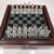 Beautiful Unique Chess Set Displayed On A Latched Hinged Wooden Casing 1 thumbnail