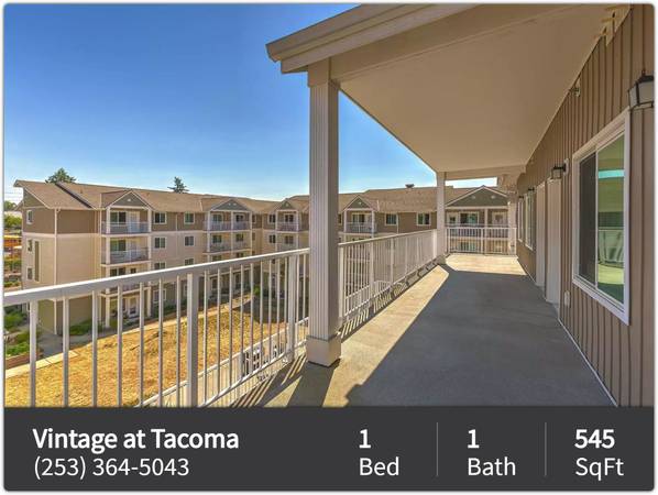 $1,099 / 1br - 545ft2 - Look no further! You are home! Amazing 1 Bed, 545 Sq Ft, great value! (Tacoma)63786756037507122