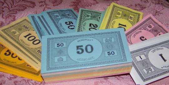 1 Lot New NOS Pack Factory Monopoly Money Play Board Game Cash Poker P 1