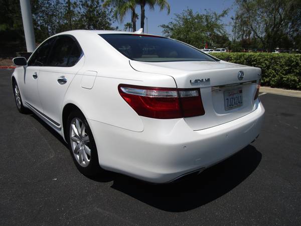 2008 Lexus LS460 Blanco Perlado, Muy Bien Conservado, Título Limpio - $13,500 (Stevenson Ranch)63441143611905124