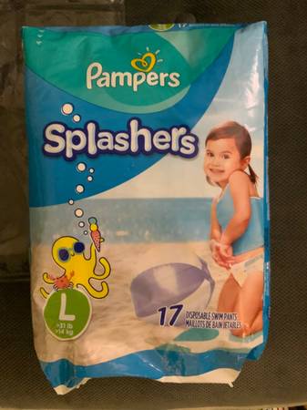 Pampers Splashers Swim Pants Size L 1