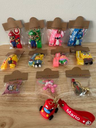 High-Quality Collectible Keychains – Multiple Figures & Styles (Brand New) 1