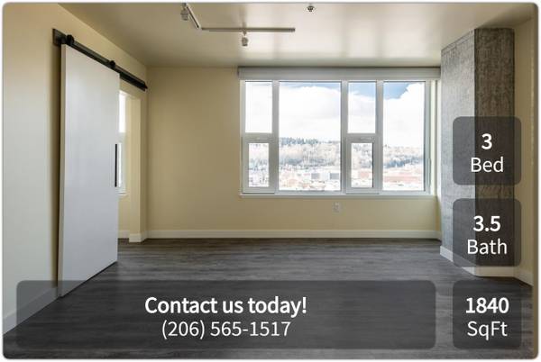 $6,200 / 3br - 1840ft2 - ¡Acceso conveniente al transporte público! ¡Excelente comunidad! (Tukwila - Southcenter)63659710951297122