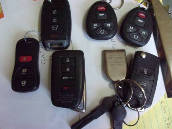 6 key fobs 1