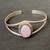 Sterling silver opal cuff bracelet 1 thumbnail