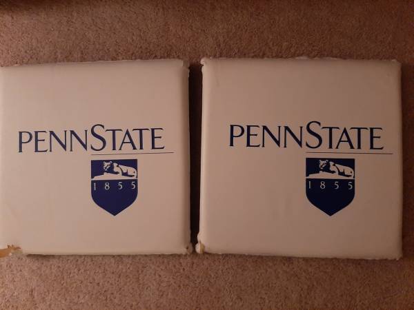 Penn State stadium seats (set of 2), extremely lightweight w/handles 1