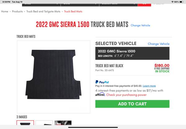 Westin bed mat 1
