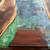 New epoxy resin Dining Table cobblestone autumn River home office desk black wal 7 thumbnail