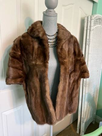 Fur Stole Cape Shawl Wrap 1