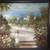 Seascape – Coastline Flower Gardens Vintage - Oil Painting ~ Original 3 thumbnail