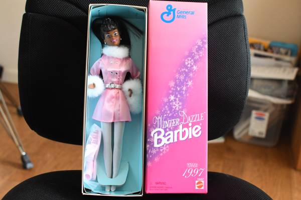 For sale 1997 winter dazzle barbie 1