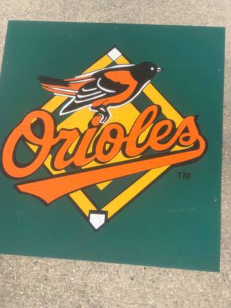 Authentic Orioles Large Stadium Sign 1
