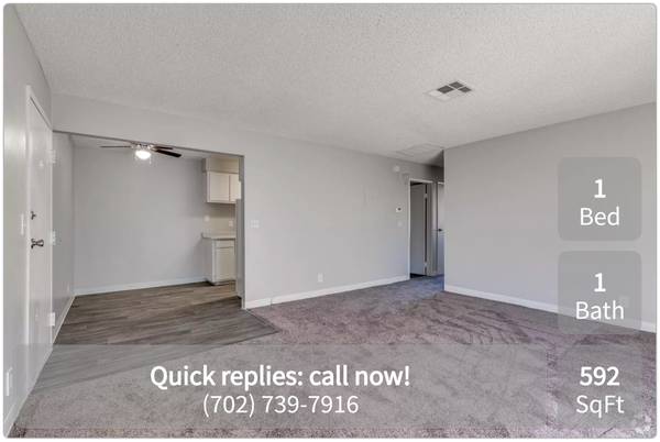 $1,000 / 1br - 592ft2 - Live the dream life in our gorgeous community! Stop by for a tour! (Las Vegas)63859497363459120