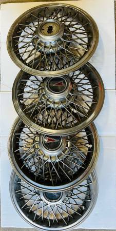 Pontiac spoke 14” hubcaps 1977-81 1