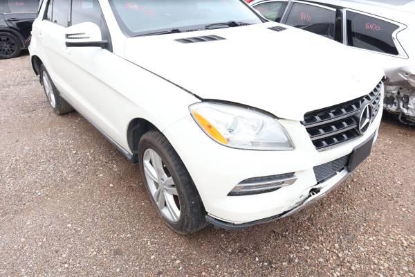 2013 ML 350 MEREDES WHITE 1
