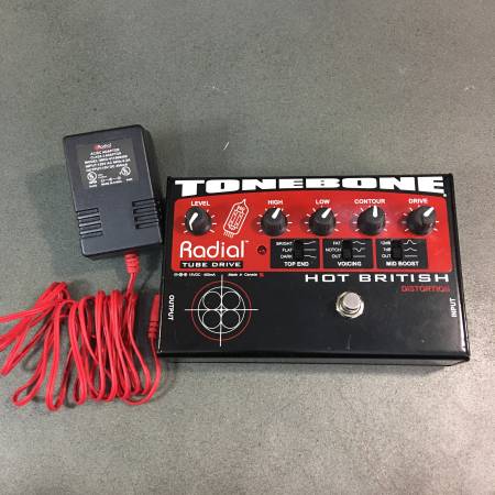 値下げTONEBONE HOTBRITISH DISTORTION エフェクター RADIAL TONEBONE HOTBRITISH | こだわってなんぼ