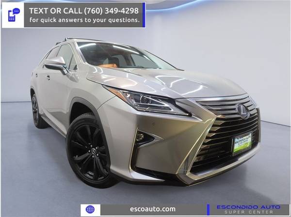 1 2018 Lexus RX 450h AWD All Wheel Drive Electric L Luxury **3rd ROW Sea 1