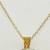 10 KT YELLOW GOLD PENDANT  MOTHER/CHILD CAMEO NECKLACE & 10KT GOLD CHAIN) & JEWE 2 thumbnail
