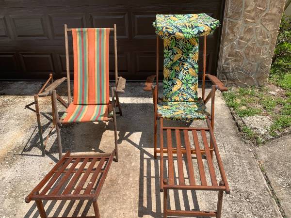 Antique Deck Chairs 1