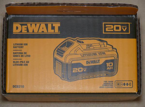 Dewalt 10AH battery new sealed package 20 volt 1