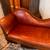 Antique Leather Chaise Sofa 1 thumbnail