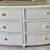 White Wicker Dresser with Glass Top 32" Tall x 60" Wide x 24" Deep 2 thumbnail