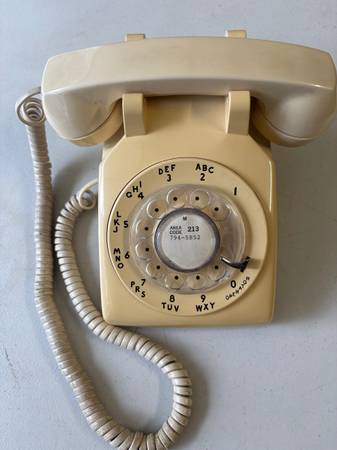 Vintage Western Electric Bell System 500DM Rotary Dial Telephone – Wor 1