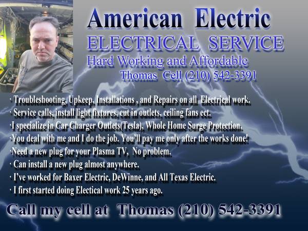 AMERICAN ELECTRIC Electrician - Vehicle EV Charger Install Plus!!! 1