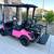 2021 Yamaha GAS Quiet Tech EFI Pink 26+MPH 4 seat Golf Cart 2 thumbnail