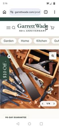 Garrett Wade Woodworking Set 1