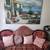 Beautiful 40 x 60 Hand Painted Canvas Oil Painting Mediterranean Coastal Scene 2 thumbnail