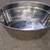 STAINLESS STEEL BASKET / BUCKET: OVAL 20" X 13" TOP, 9" TALL, 25" WITH 1 thumbnail
