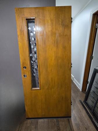 Vintage Solid Wood Door - Excellent Condition - Ready to Install 1
